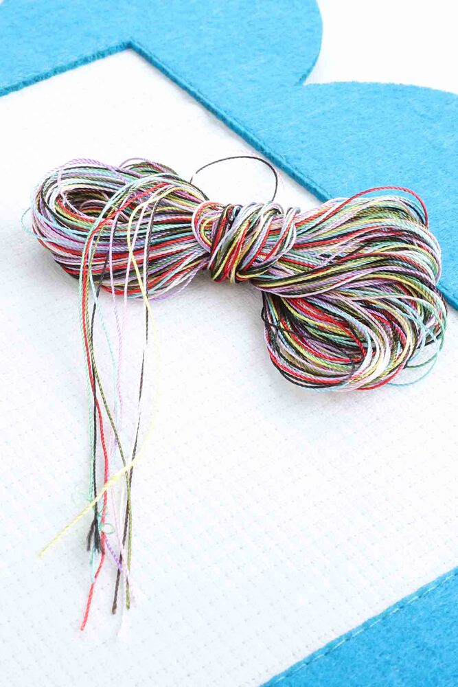 Embroidery Kit Coffee| Petrol