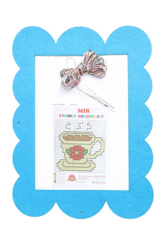 Embroidery Kit Coffee| Petrol