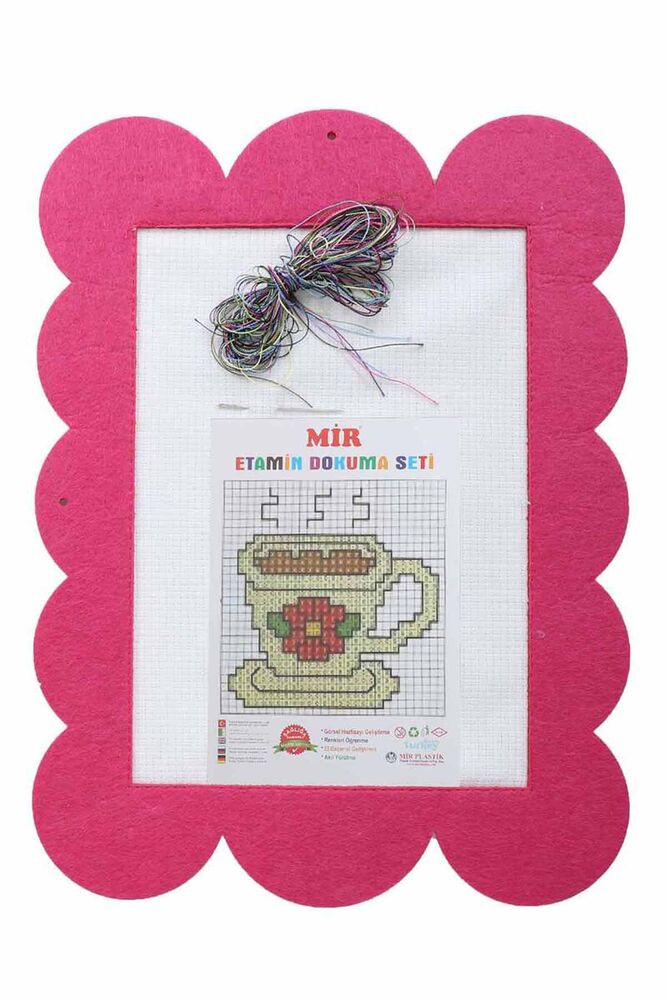 Embroidery Kit Coffee | Pink