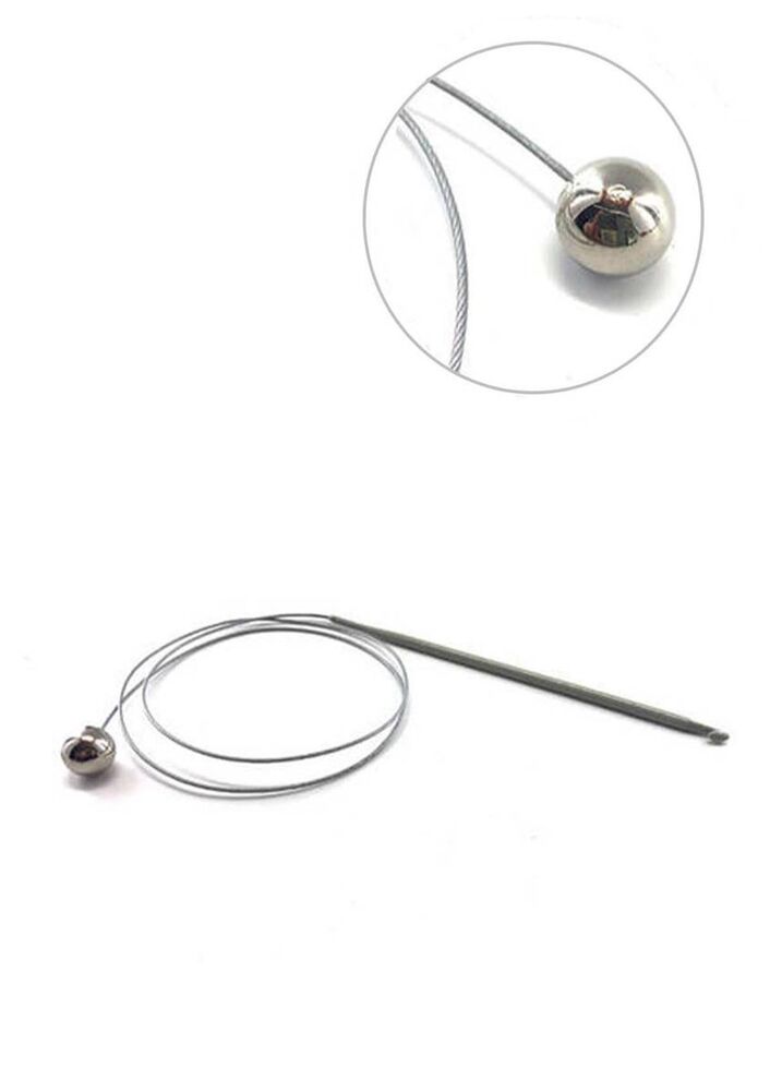 Sultan Stoplu Çelik Telli Misinalı Şiş 80 cm 2,5 mm