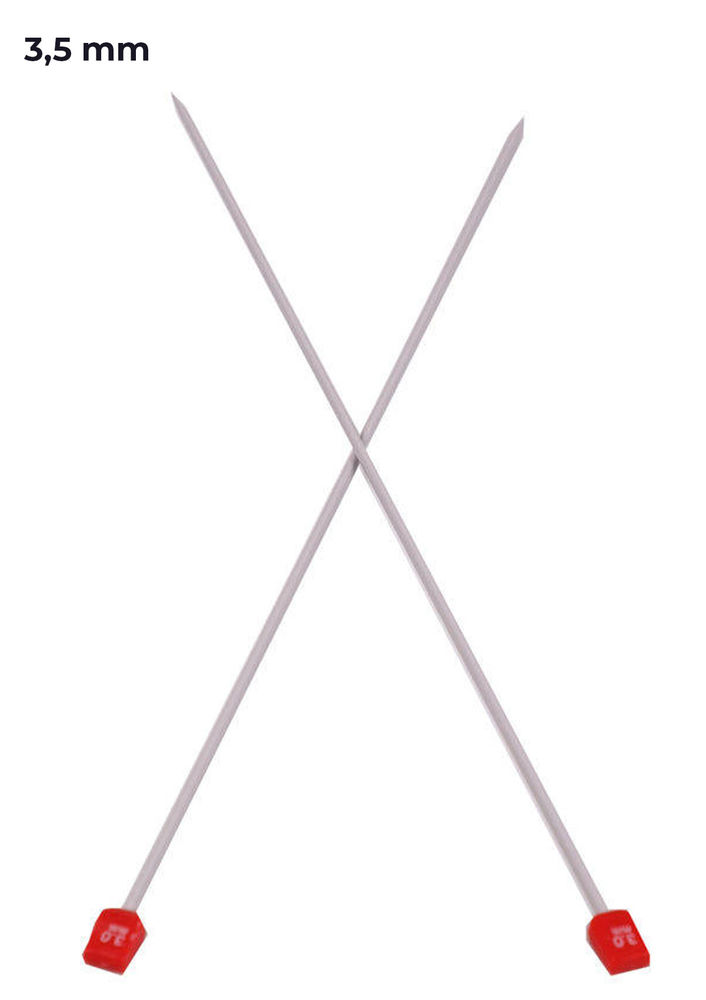 Yabalı Klasik Örgü Şiş 35 cm 3,5 mm