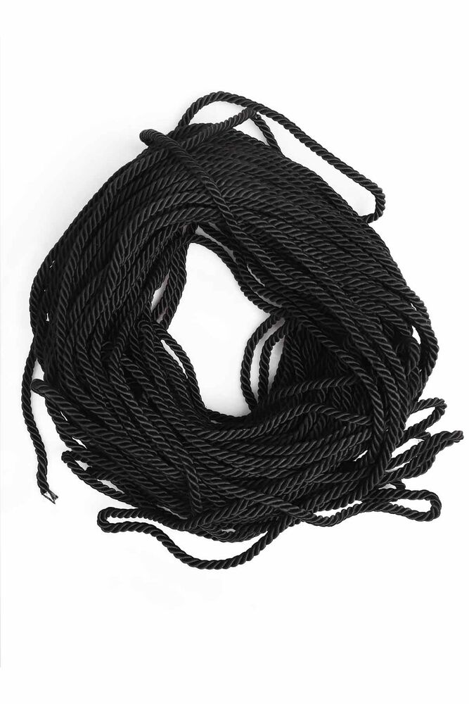 Kordon İp 50 Metre 6 mm Siyah