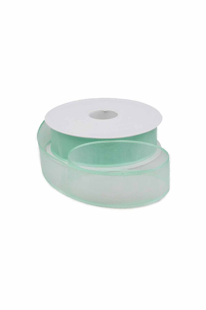 Şifon Kurdele 2,5 cm 20 mt | Su Yeşili