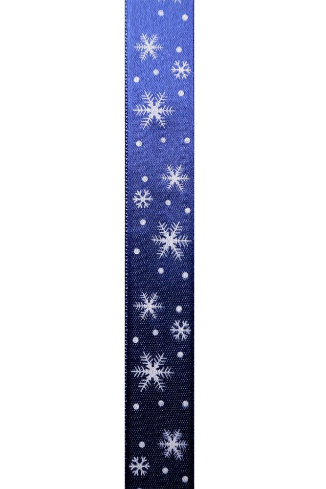 Yılbaşılı Kurdele 2 cm | Mavi