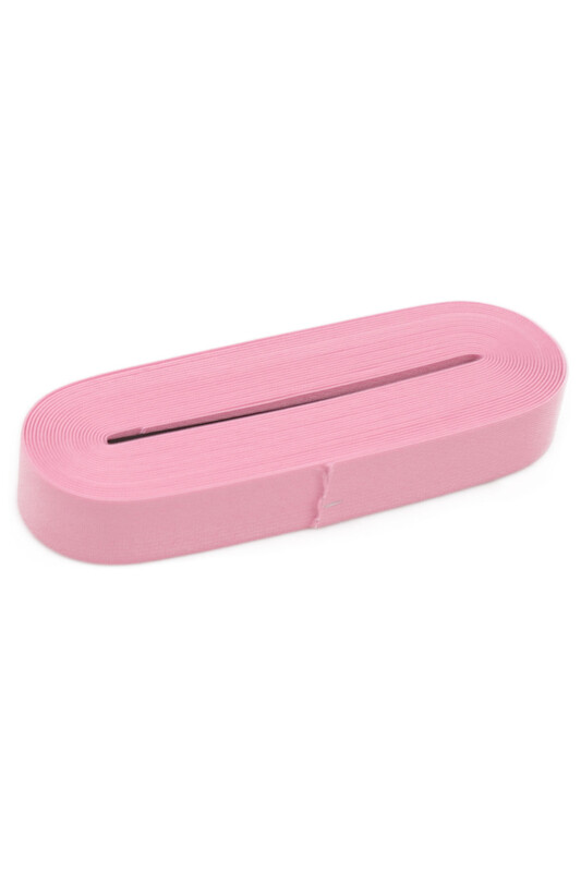 Tek İş Yassı Lastik 3 cm | Pembe - Thumbnail