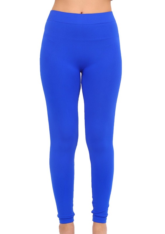 FORM EXTRA - Seamless Plain Leggings 008 | Sax