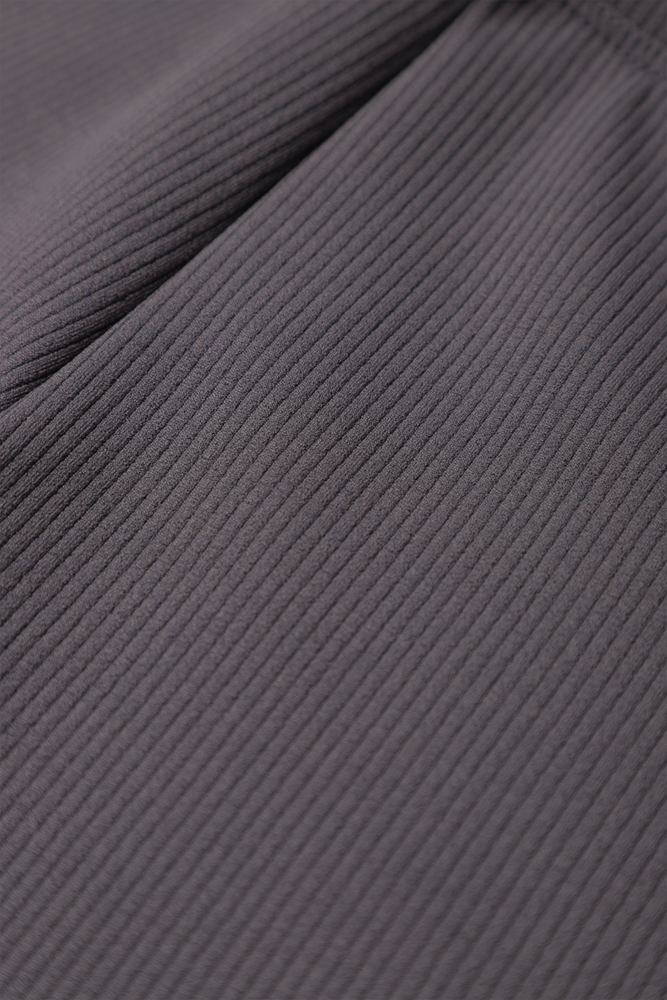 Fitilli İspanyol Paça Kadın Tayt | Gri