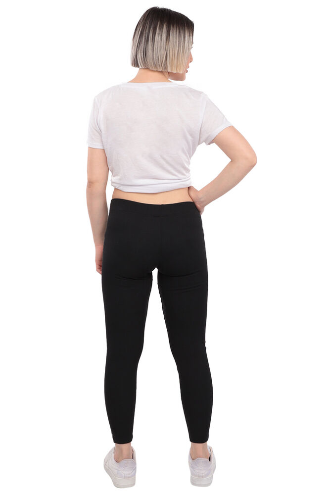 Striped Woman Leggings 106 | Black