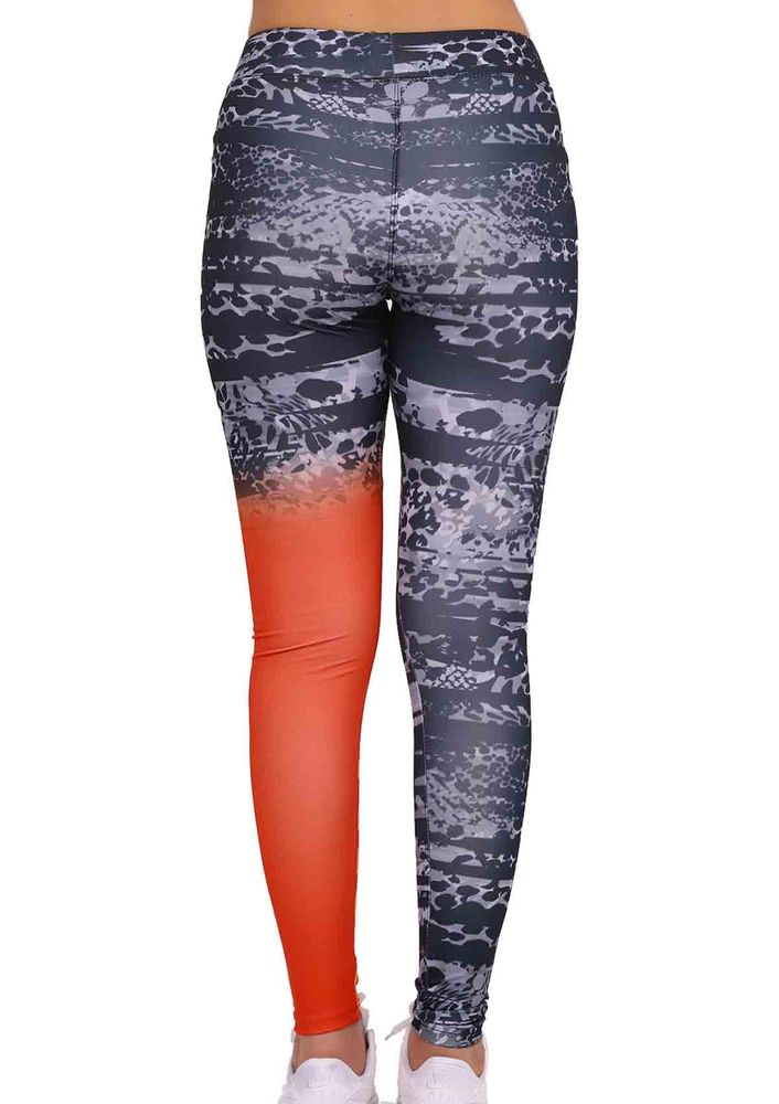 Simisso Letter Patterned Leggings 001 | Gray