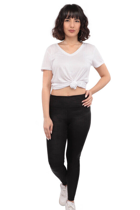 Camouflage Woman Leggings | Black