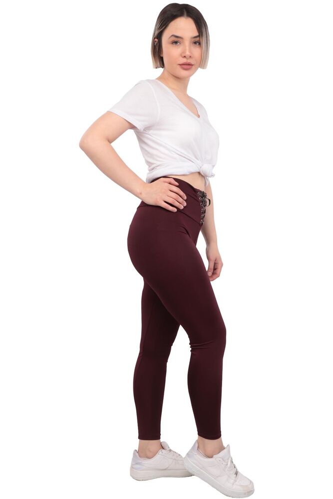 Leydi Laced Leggings | Plum