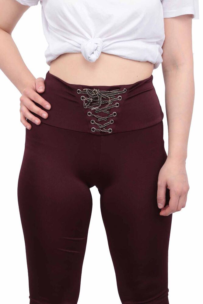 Leydi Laced Leggings | Plum