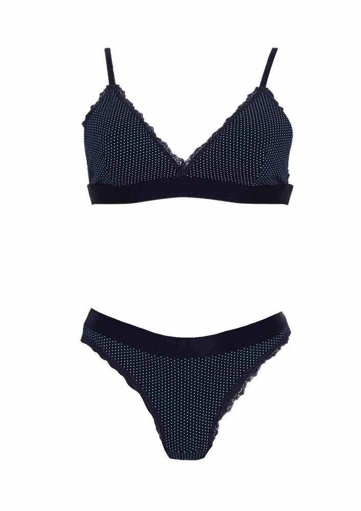Cottonhill Bra Set 1818-5 | Ultramarine