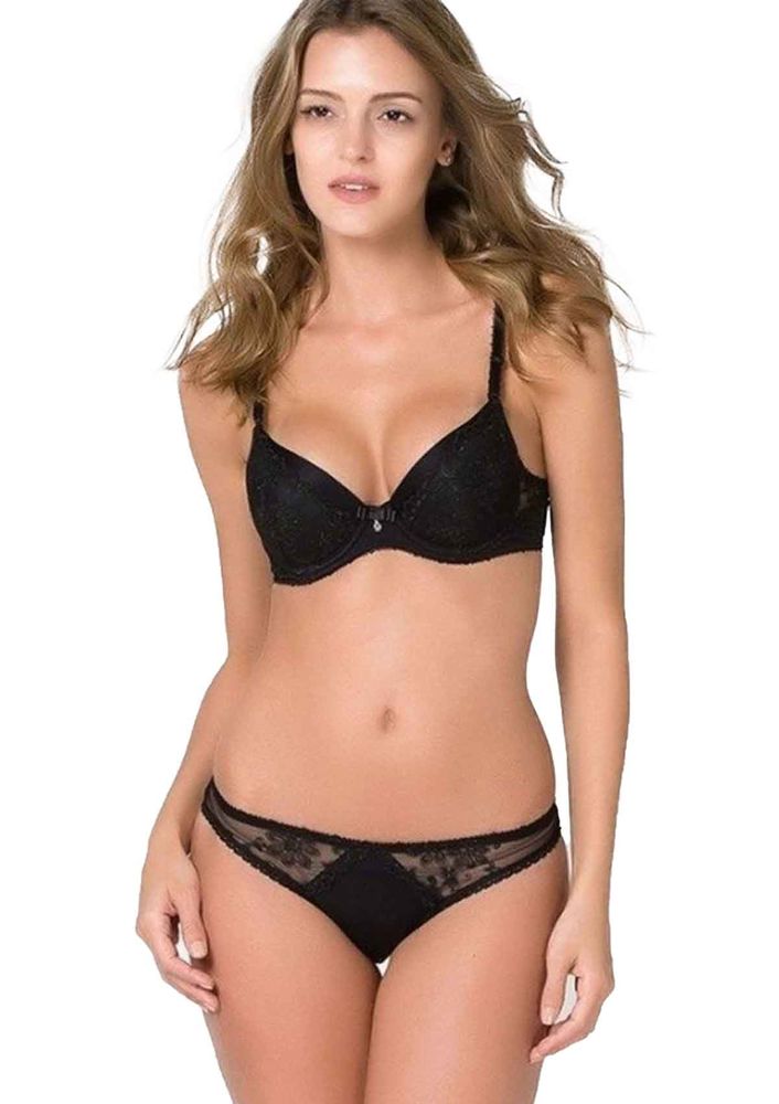 Orkide Bra Set 5050 | Black