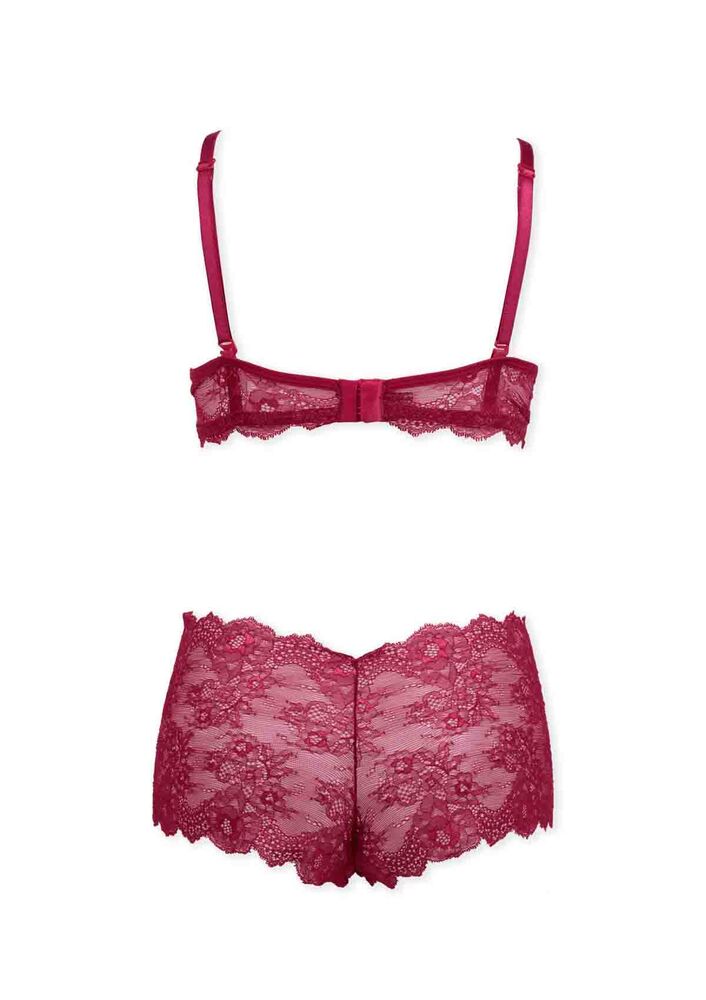 Pinx Unsupported Bra Set 10100 | Bordeaux