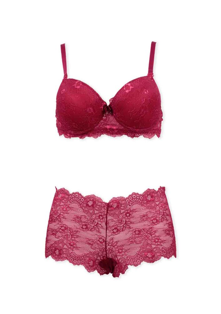 Pinx Unsupported Bra Set 10100 | Bordeaux