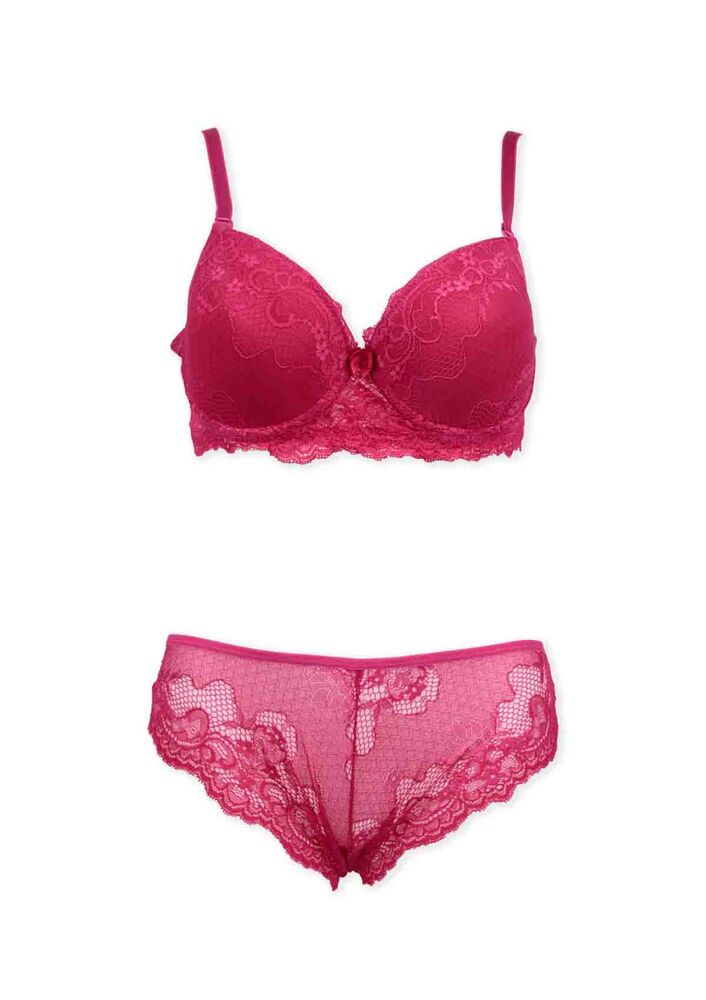 Pinx Unsupported Bra Set 10100 | Fuschia