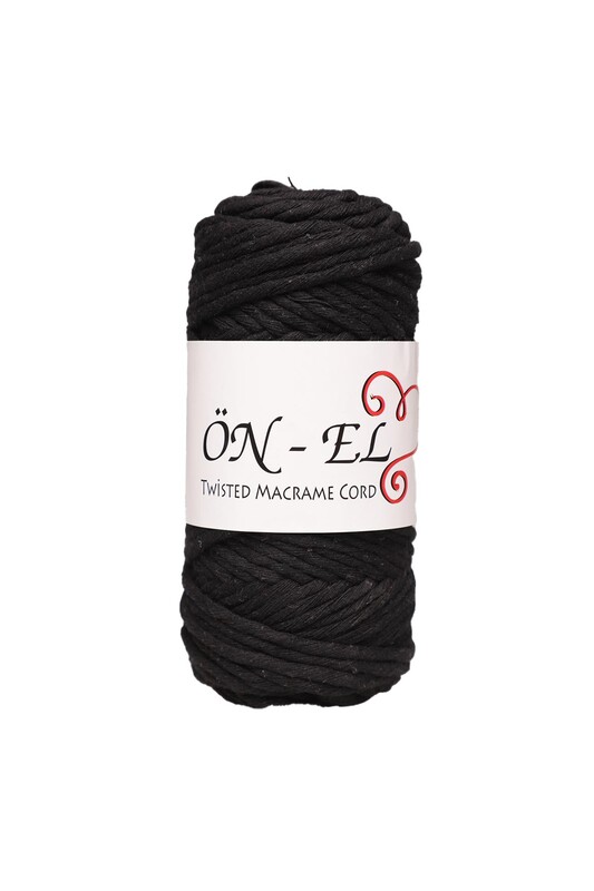 ÖNEL - Önel Tarama Makrome İpi 250 gr. | Siyah