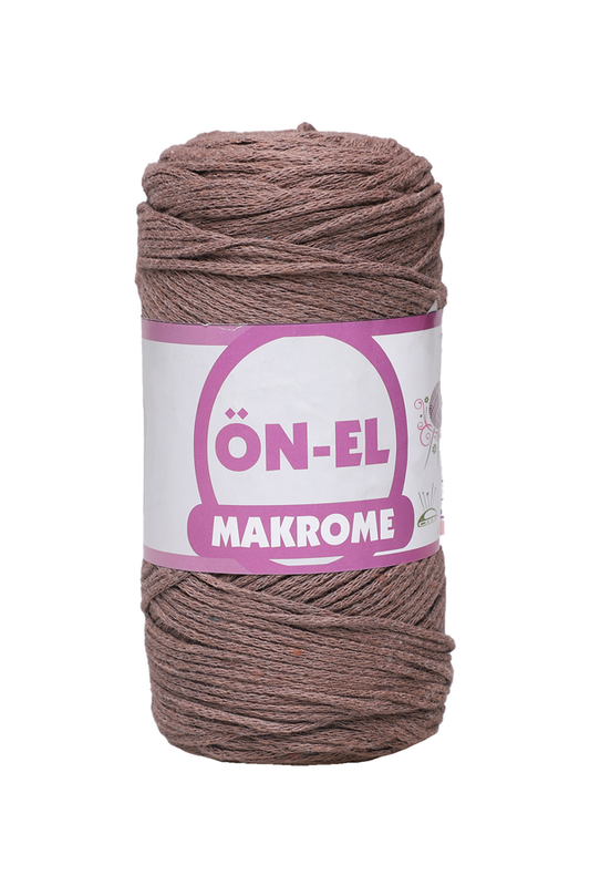 ÖNEL - Önel Makrome İpi 250 gr 250 metre | Kahve