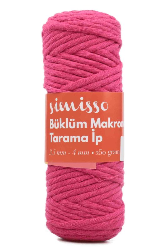 SİMİSSO - Twisted Macrame Simisso|Dark Fuchsia 403