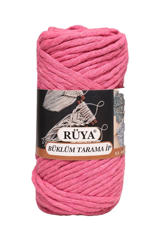 Rüya Büklüm Tarama Makrome İpi 250 gr. | Pembe