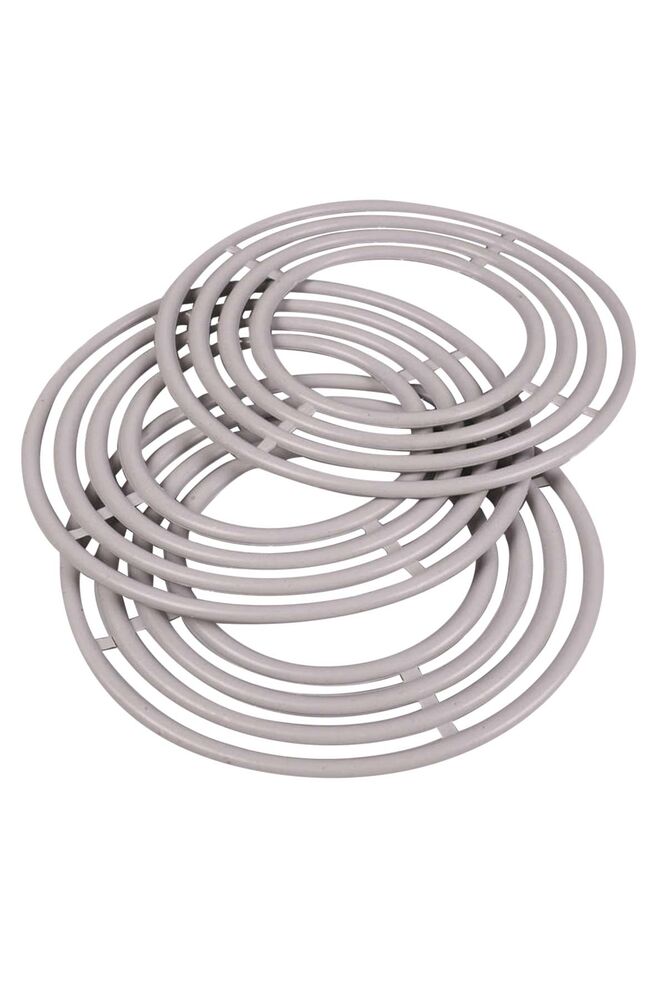  Macrame Base 4pcs №2| Grey