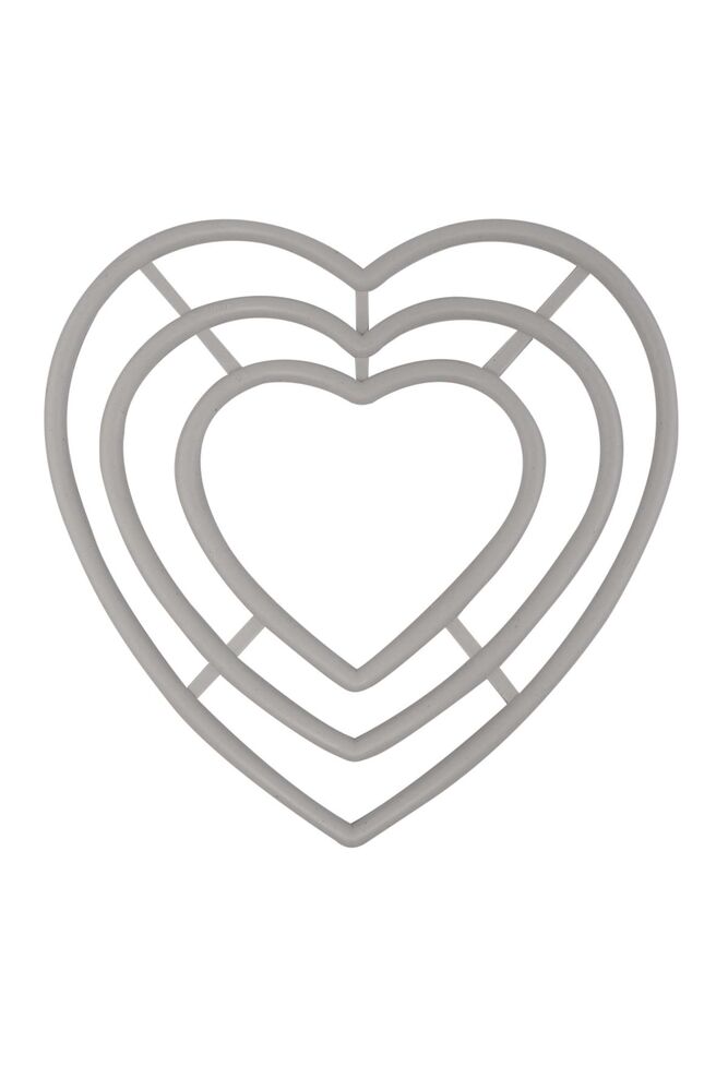 Heart Macrame Base №2 3pcs