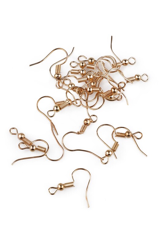Earring findings 10 Pairs/Gold - Thumbnail