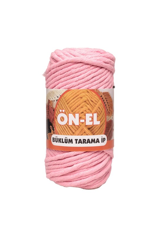 ÖNEL - Önel Büklüm Tarama Makrome İpi 250 gr. | Pembe