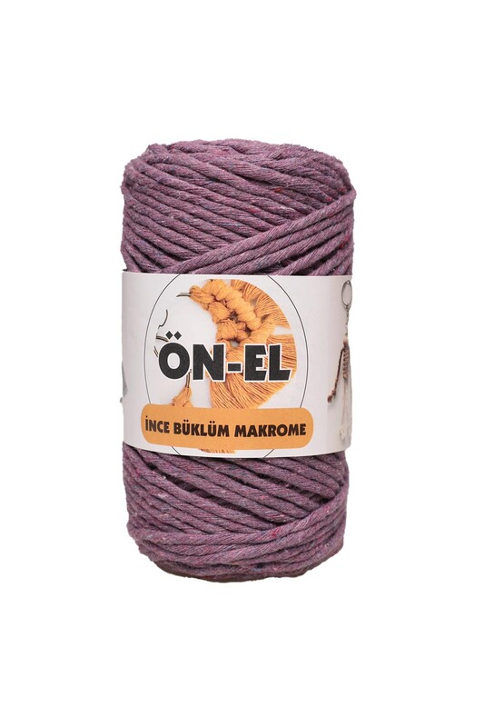 ÖNEL - Önel İnce Büklüm Tarama Makrome İpi 250 gr. | Mor