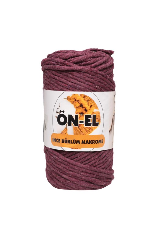 ÖNEL - Önel İnce Büklüm Tarama Makrome İpi 250 gr. | Bordo