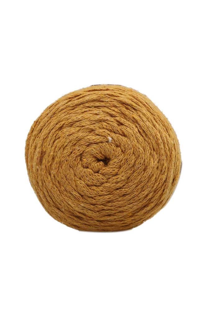 Pamuklu Makrome İpi 250 Metre 2 mm | Hardal