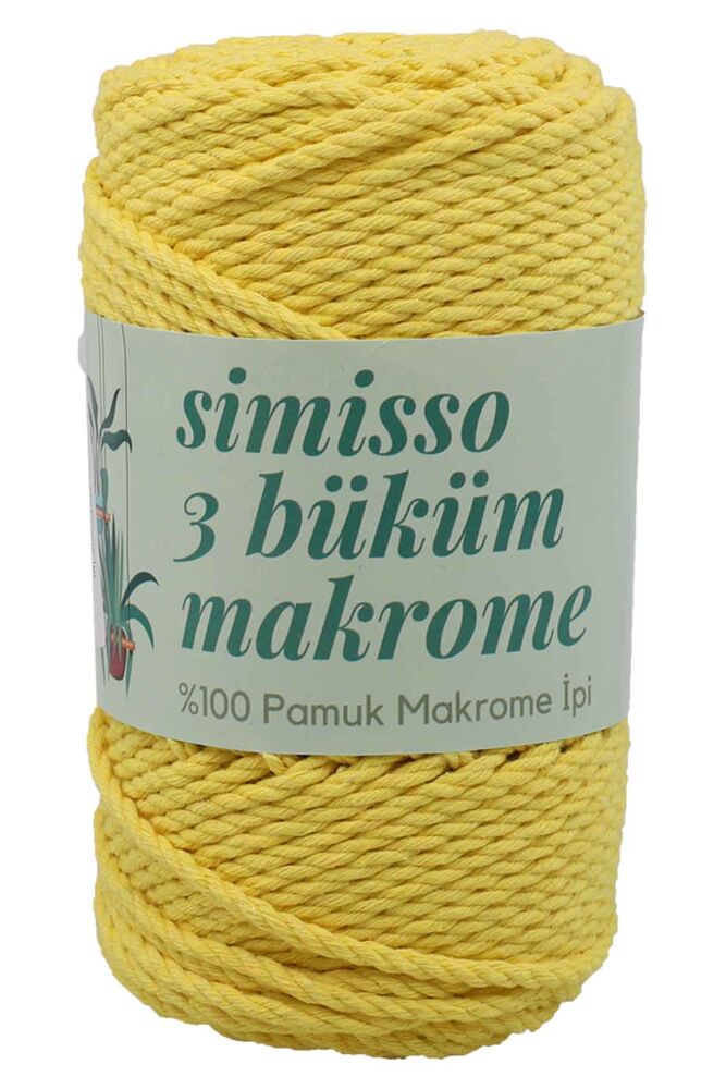 3 Büküm Pamuk Makrome İpi 250 Gr | 1135