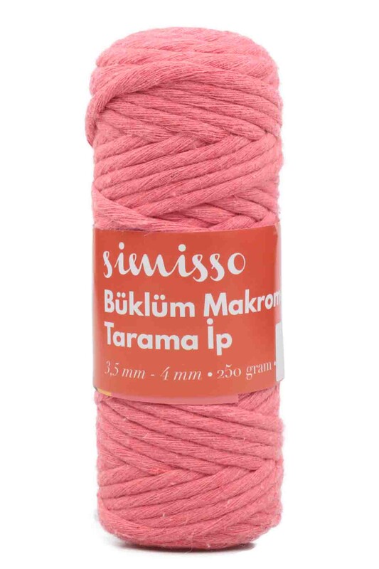 SİMİSSO - Simisso Tarama Makrome İpi Nar Çiçeği 703