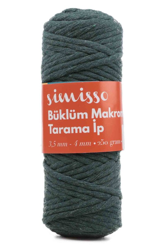 SİMİSSO - Simisso Tarama Makrome İpi Zümrüt 206