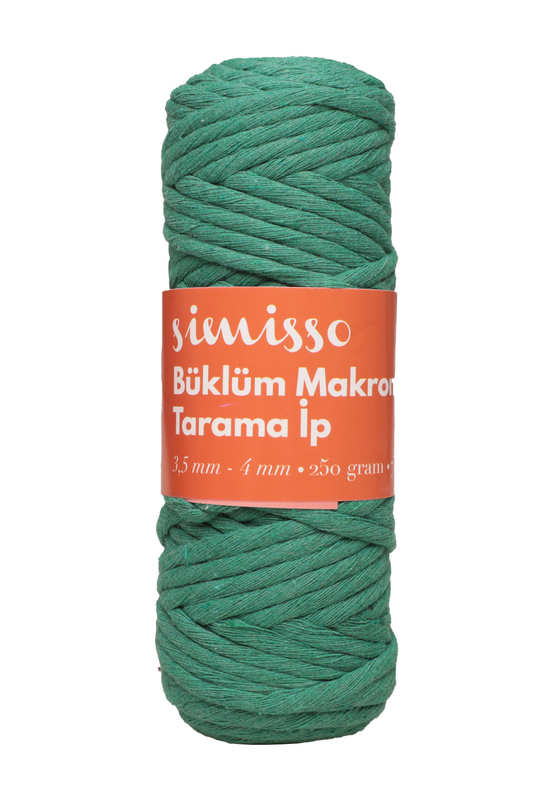 SİMİSSO - Simisso Tarama Makrome İpi Yeşil 310
