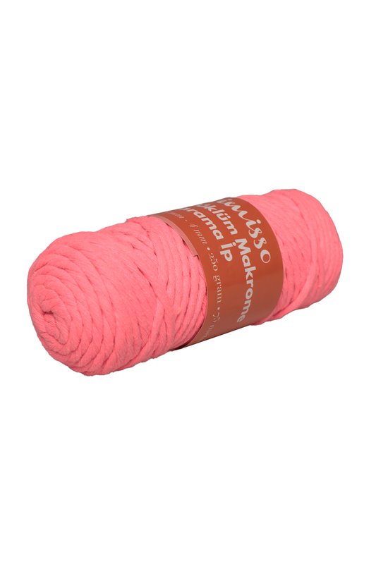 Simisso Tarama Makrome İpi Neon Pembe 313 - Thumbnail