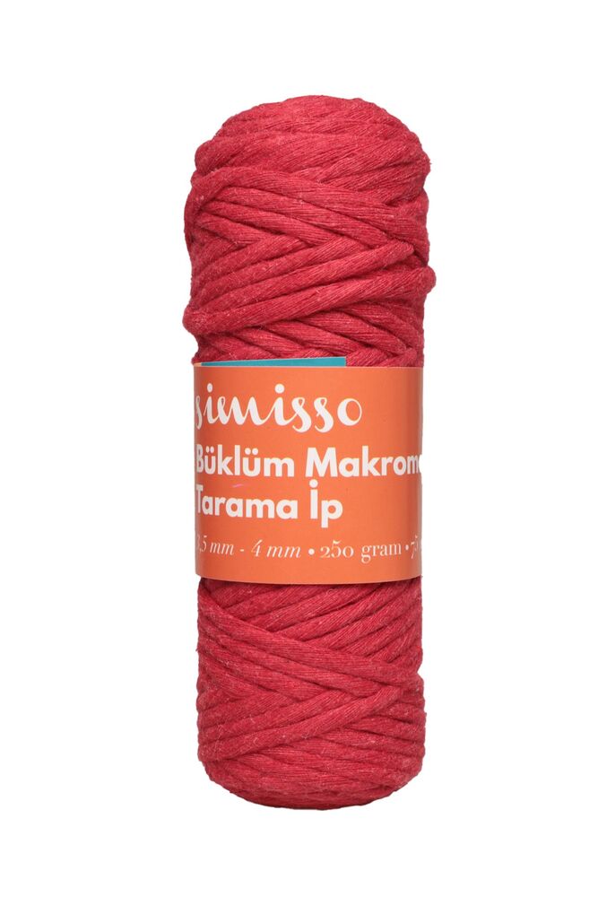 Simisso Tarama Makrome İpi Açık Kırmızı 315