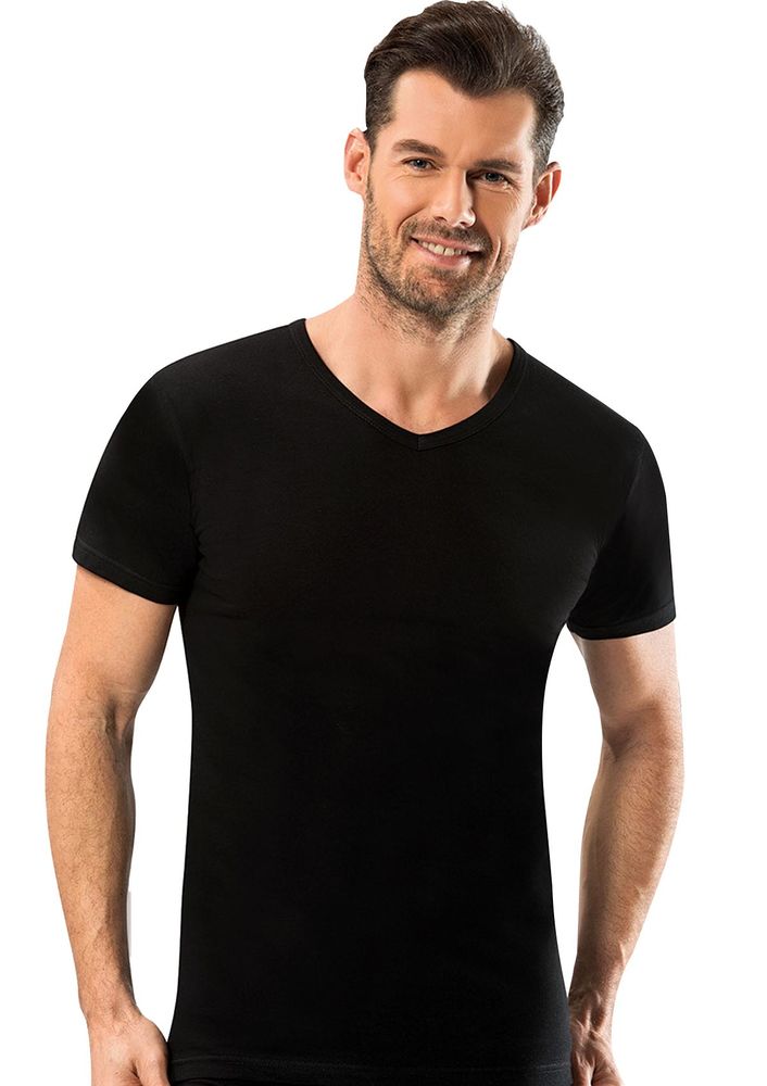 Jiber V Neck Undershirt 112 | Black