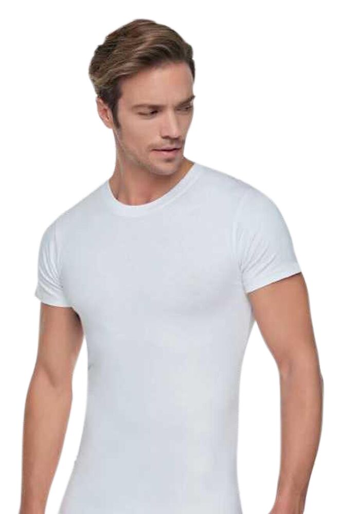 Tutku Crew Neck Man Undershirt 105 | White