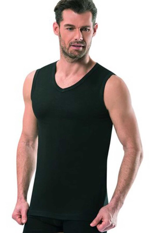TUTKU - Tutku Ribana Sport V Neck Man Flannel 401 | Black