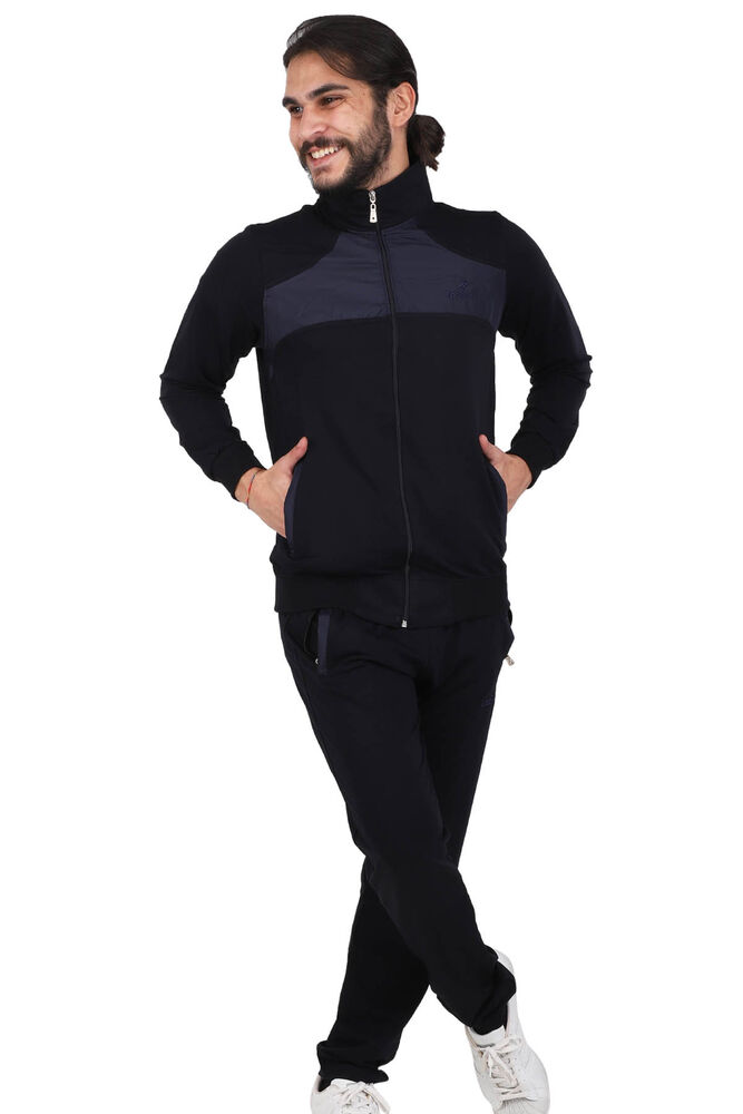 Lost Time Tracksuit Set 1003 | Navy Blue