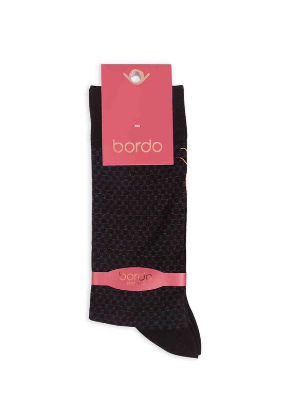 Bordeaux Bamboo Seamless Man Socks EBK1001-1 | Black - Thumbnail