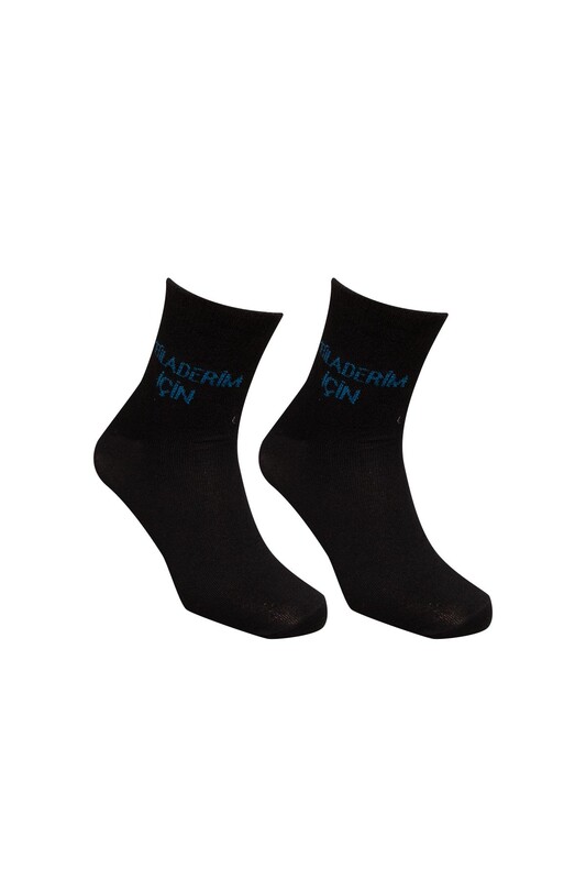 TWENTY - Man College Short Socks | Black Blue