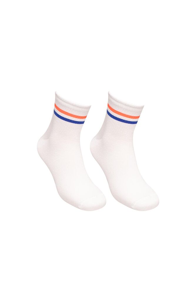 Man College Socks | White