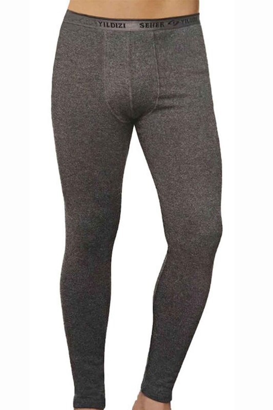 SEHER YILDIZI - Dawn Yıldız Men Thermal Tights 302 | Anthracite