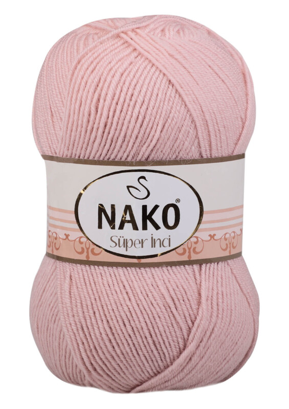 NAKO - Nako Süper İnci El Örgü İpi | Açık Pudra 1479