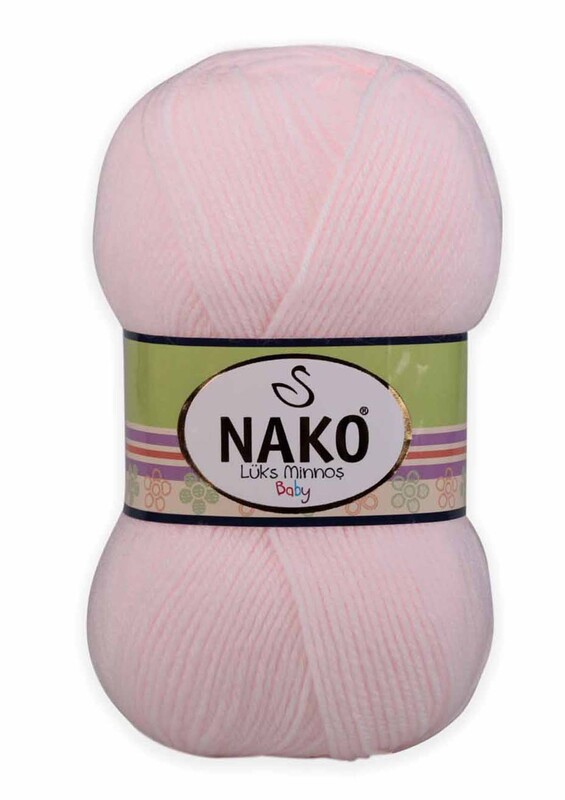 NAKO - Nako Lüks Minnoş El Örgü İpi | Sindirella Pembe 4531