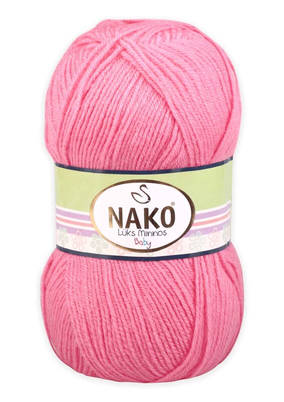 NAKO - Nako Lüks Minnoş El Örgü İpi | Gül Pembe 236