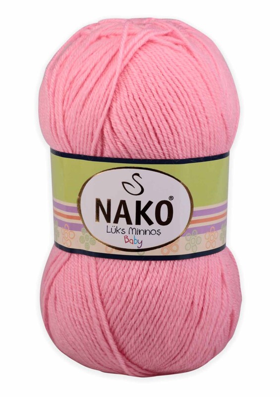 NAKO - Nako Lüks Minnoş El Örgü İpi | Barby Pembe 2244